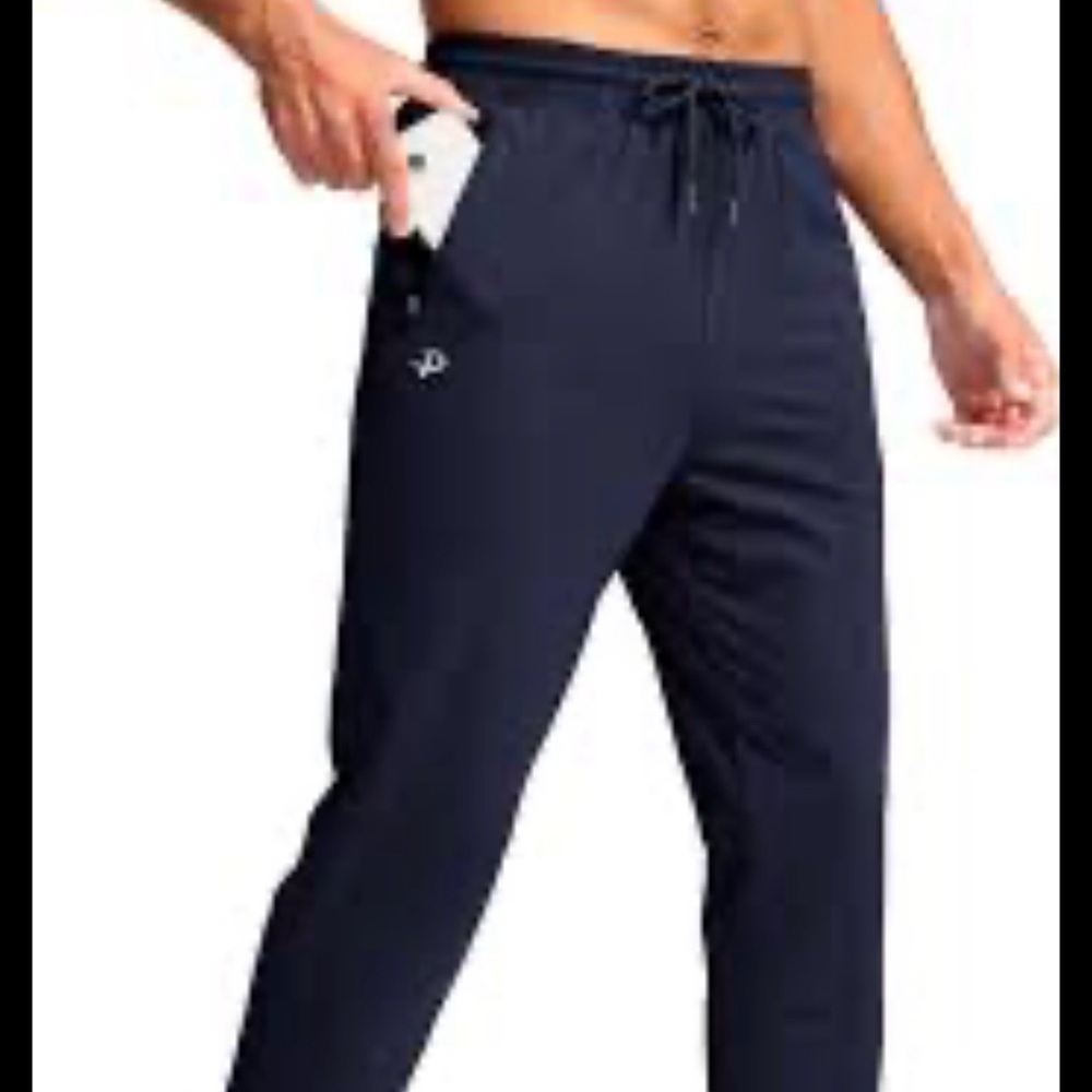 Pudolla Men's Navy Jogger Pants